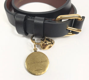 Alexander Mcqueen Leather And Gold Tone Bracelet، الصورة 2