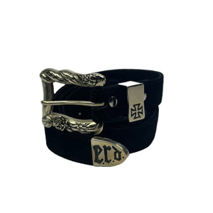 Enfants Riches Deprimes Suede Classic Stitched Belt، الصورة 1