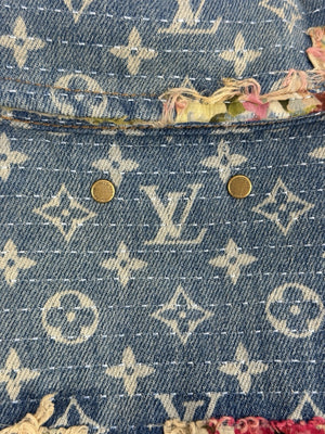 Louis Vuitton x Virgil Abloh Floral Monogram Padded Denim Jacket, photo 4