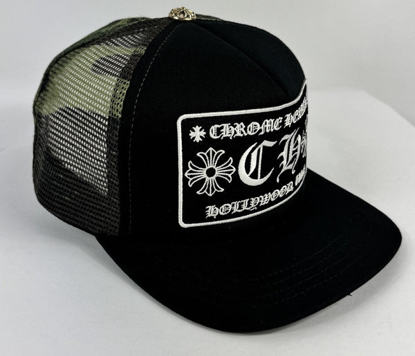Chrome Hearts Logo Embroidered Camouflage Trucker Cap, photo 2