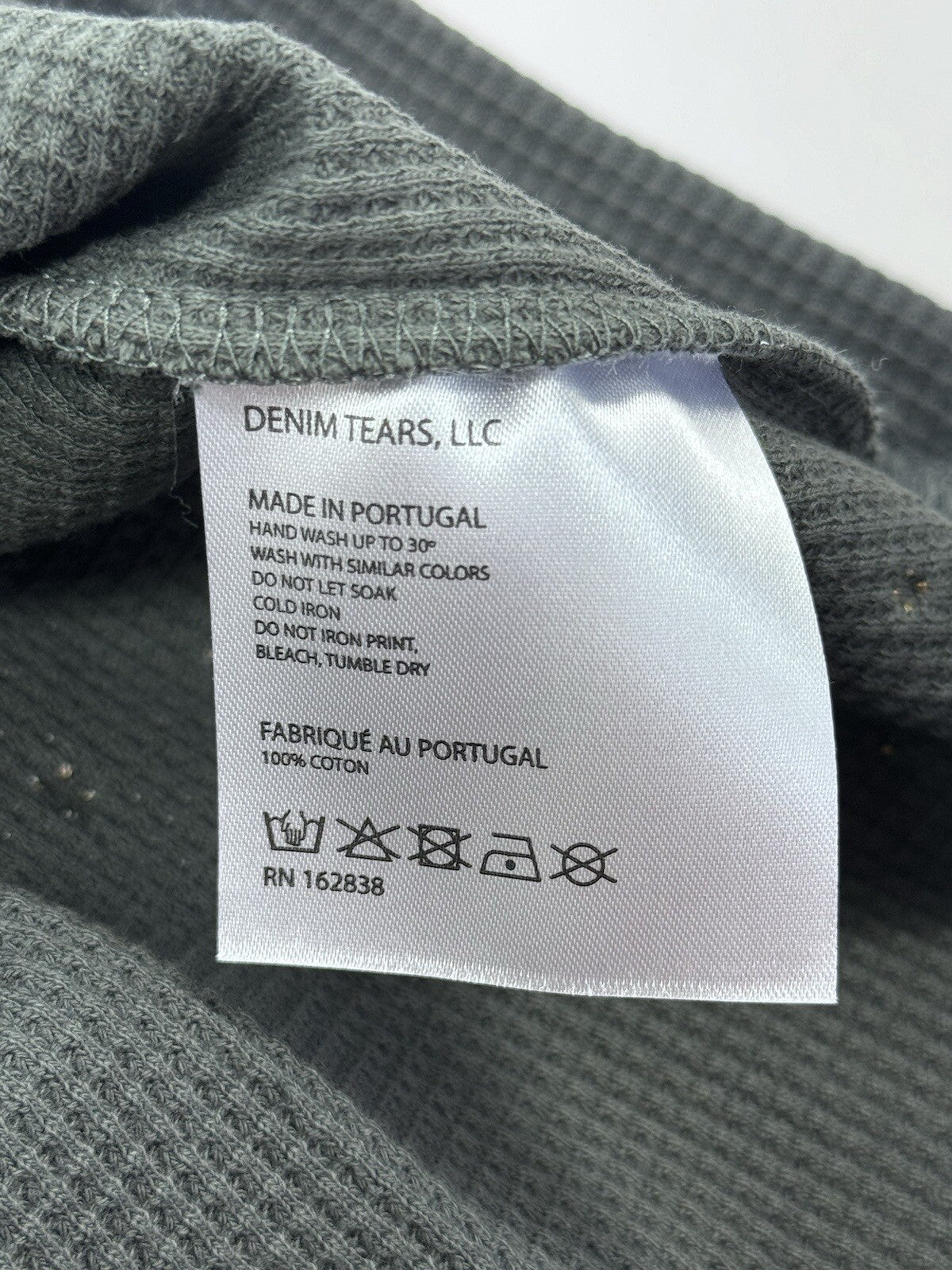 Denim Tears Crystal Detailed Logo T-Shirt, photo 8