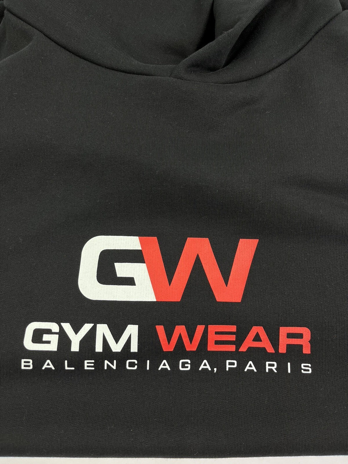 Balenciaga Gym Print Logo Oversized Men’s Hoodie, photo 4