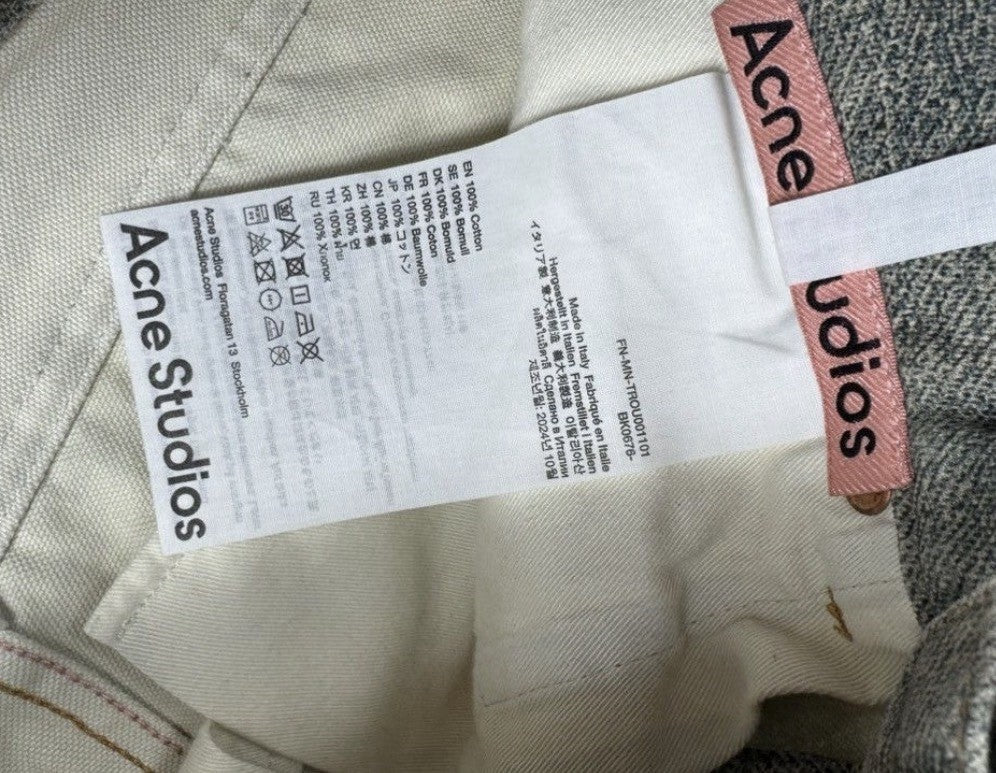 Acne Studios Loose Fit 1981F Mid Blue Jeans, photo 12