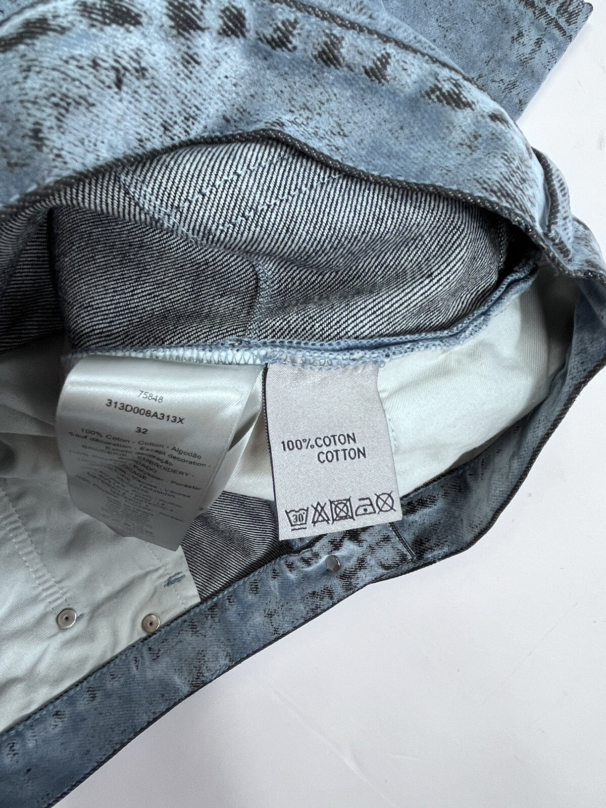 Dior x ERL Velvety Distressed Shorts, photo 12