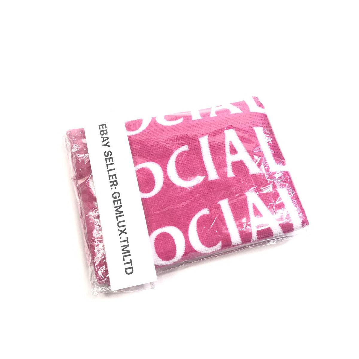 Anti Social Club Pink Hand Towel, photo 6