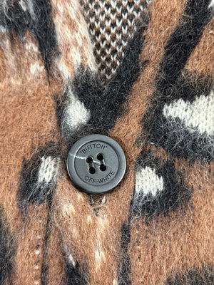 Off-White Leopard Print Oversized Cardigan, photo 8