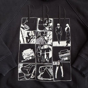 Enfants Riches Deprimes Embroidered Comic Print Oversized Hoodie（写真6）