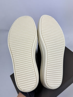 Rick Owens Vintage Suede Trimmed Calf Hair Trainers, photo 6
