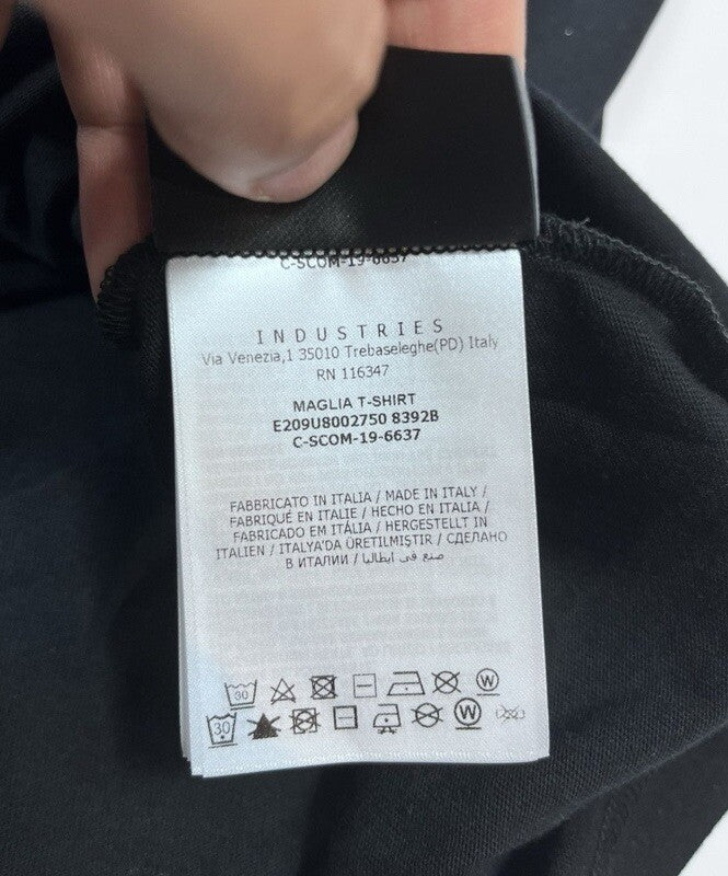 Moncler x Fragment Hiroshi Fujiwara Black Maglia T-Shirt, photo 14