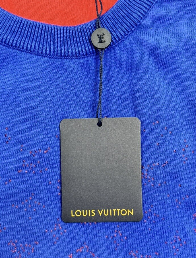 Louis Vuitton Monogram Electric Blue Gradient Crewneck Sweater, photo 8