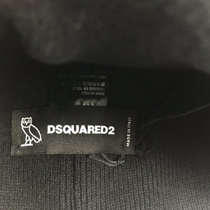 Dsquared2 Drake OVO Capsule Embellished Wool Knit Beanie Black, photo 3