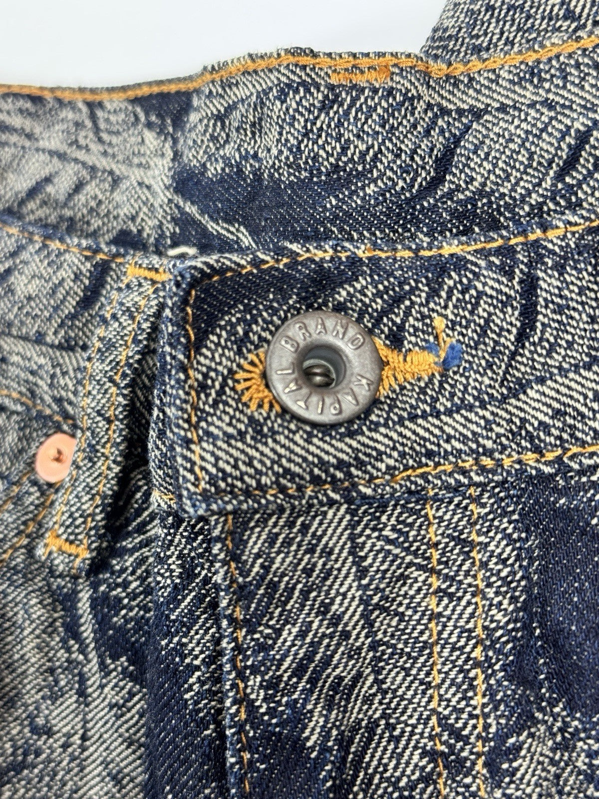 Kapital Magpie Slim Fit Flared Jacquard Jeans, photo 5