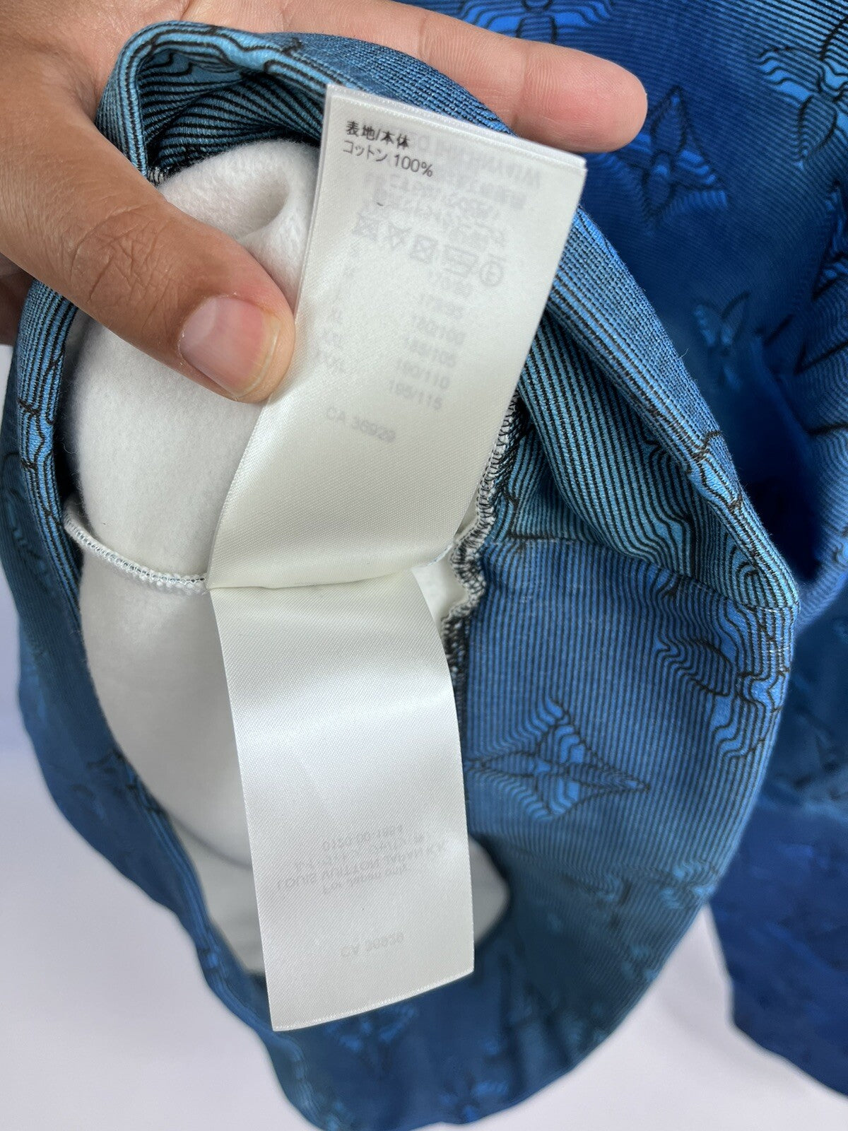 Louis Vuitton x Virgil Abloh Illusion 2054 Blue Hoodie, photo 17