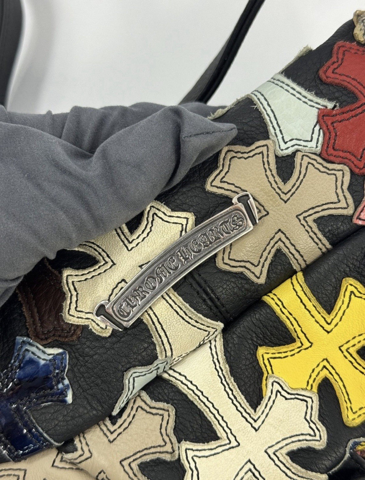 Chrome Hearts Multi Cross Snat Patch Mini Waist Bag, photo 6