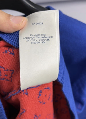 Louis Vuitton Monogram Electric Blue Gradient Crewneck Sweater، الصورة 14
