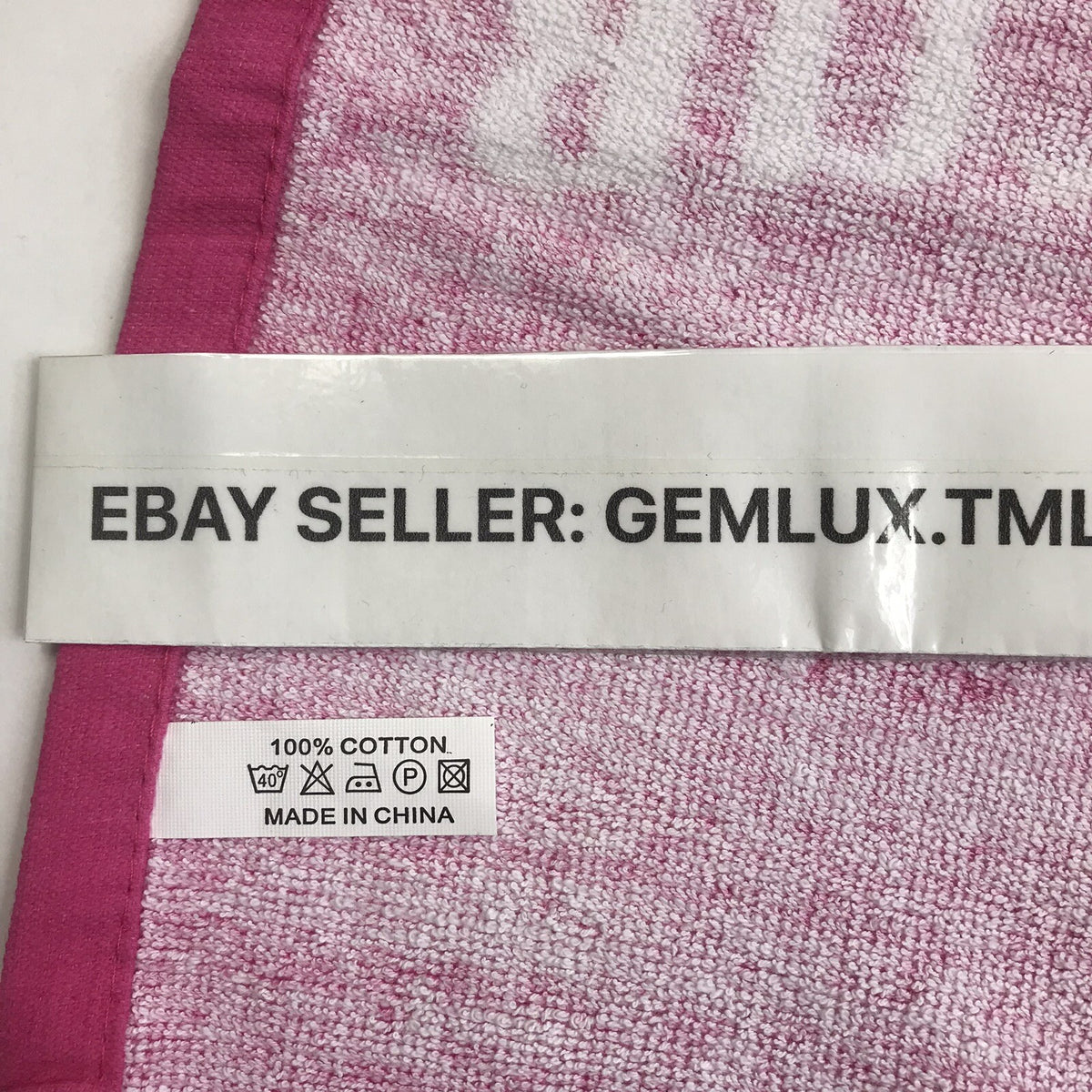 Anti Social Club Pink Hand Towel, photo 4