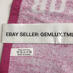 Anti Social Club Pink Hand Towel, photo 4