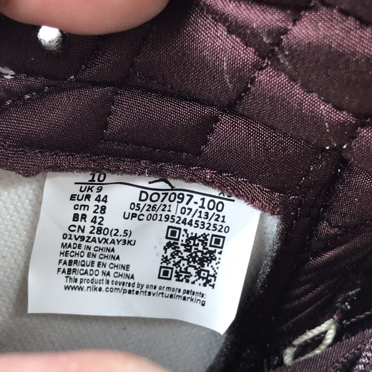 Air Jordan 1 High A Ma Maniére Prize Pack Japan Burgundy Crush Trainers, photo 8