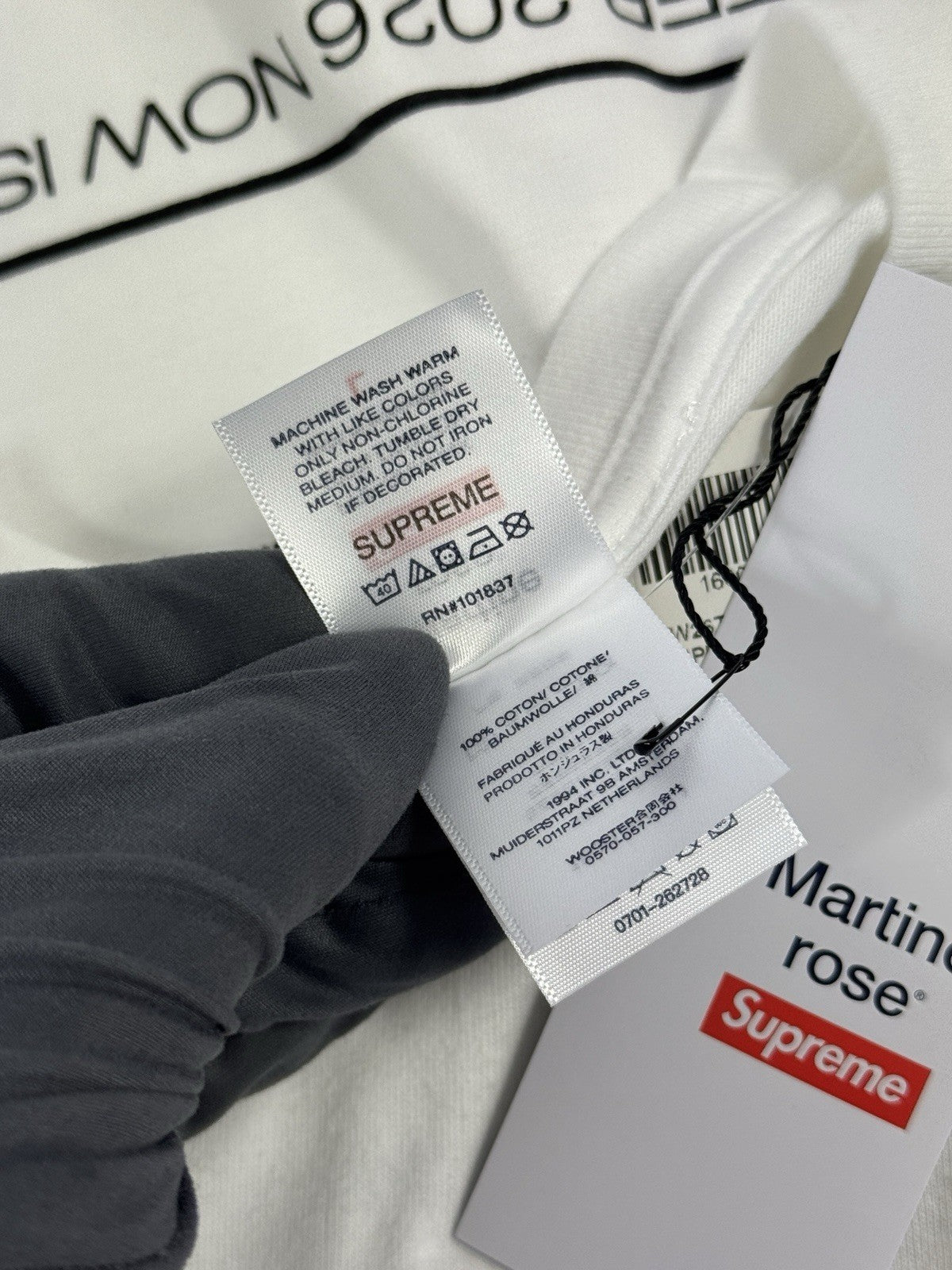 Supreme x Martine Rose Martine Rose Supreme Fall/Winter 26 T-Shirt, photo 6
