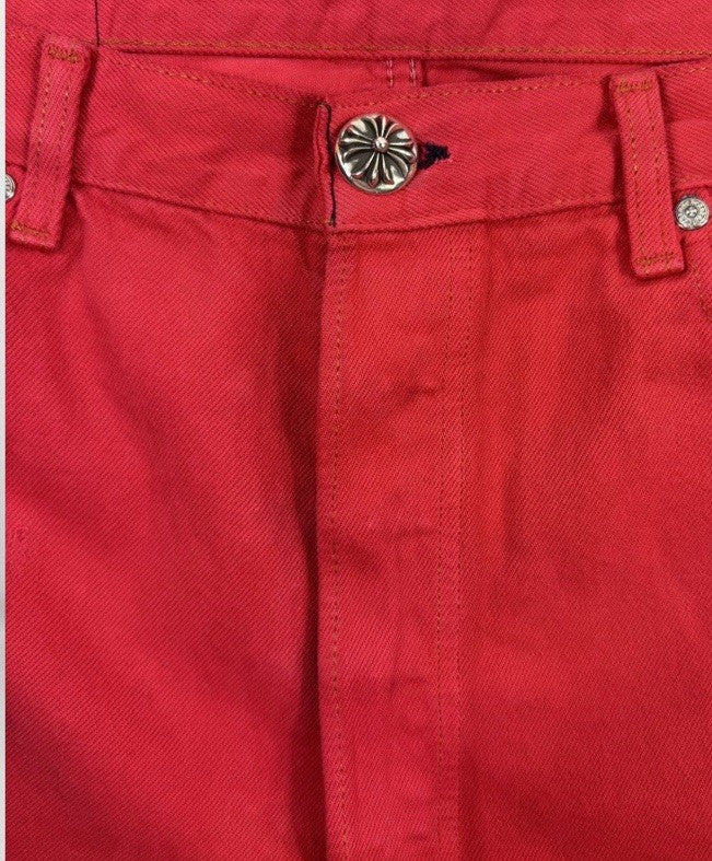 Chrome Hearts Leather Cross Patch Jeans, photo 11