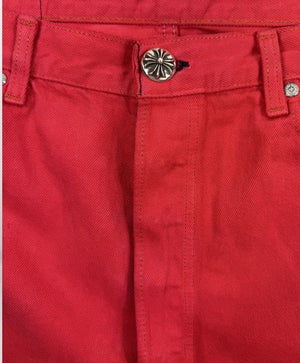 Chrome Hearts Leather Cross Patch Jeans, photo 11