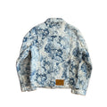 Louis Vuitton x Virgil Abloh 2022 Floral Distressed Denim Jacket، الصورة 2