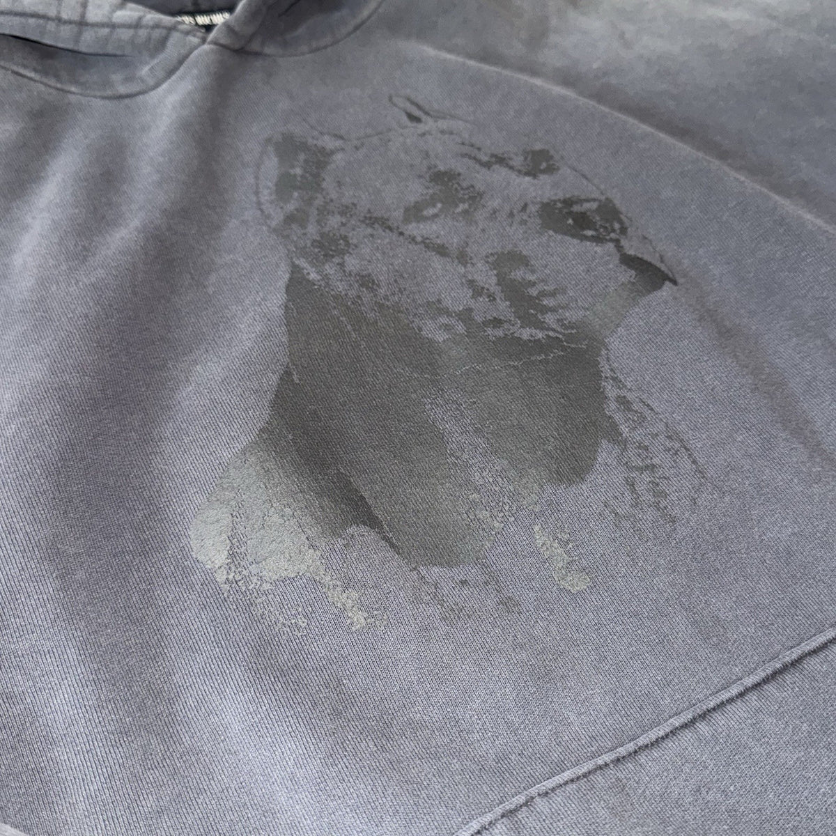 Enfants Riches Deprimes Pit Bull Print Distressed Hoodie, photo 3
