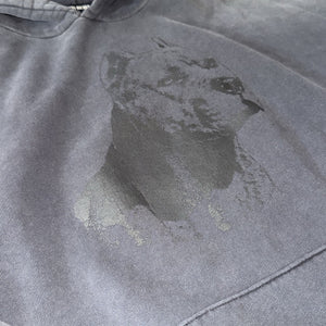 Enfants Riches Deprimes Pit Bull Print Distressed Hoodie, photo 3