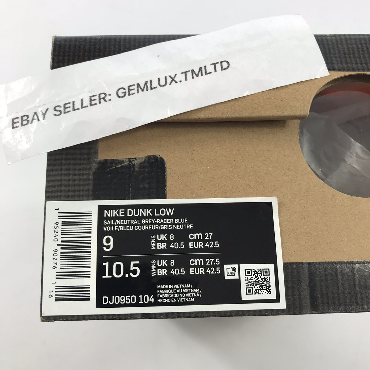 Nike x Off-White Dunk Low Lot 32 Trainers, photo 10