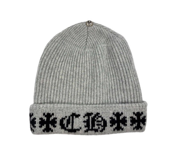 Chrome Hearts Cashmere Beanie With Silver Detail, photo 1