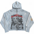 The Sekrit Saint Compliments Distressed Zip Up Hoodie（写真1）