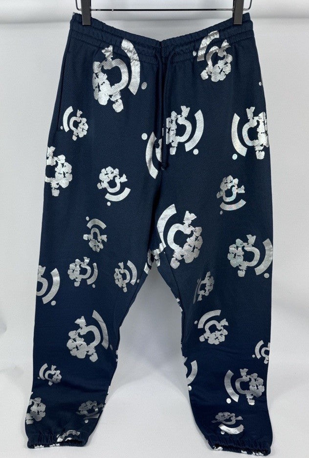 Denim Tears Silver Logo Print Sweatpants, photo 3