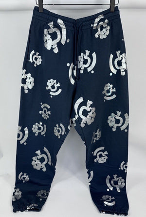 Denim Tears Silver Logo Print Sweatpants، الصورة 3