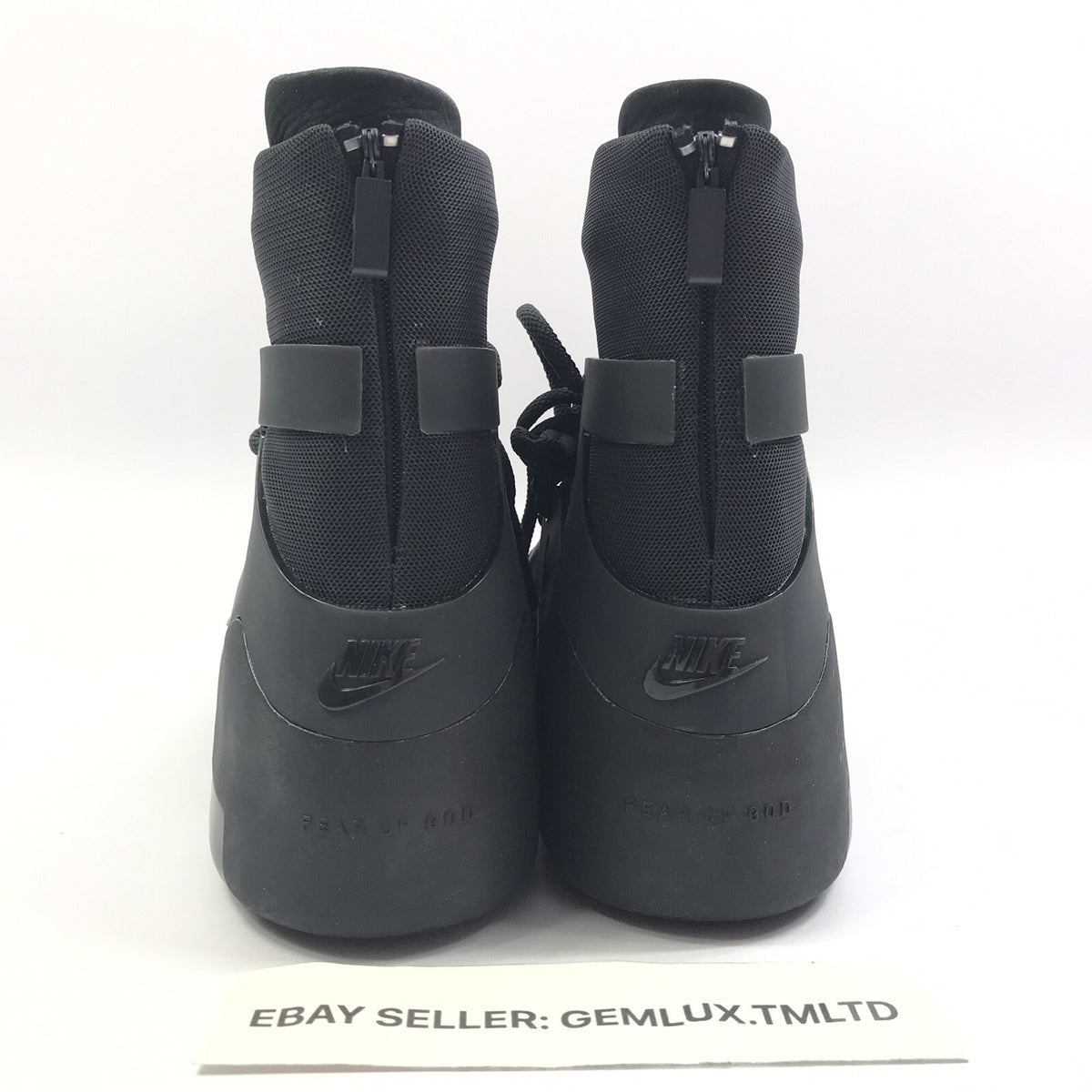 Nike Air Fear of God 1 Triple Black Trainers, photo 5