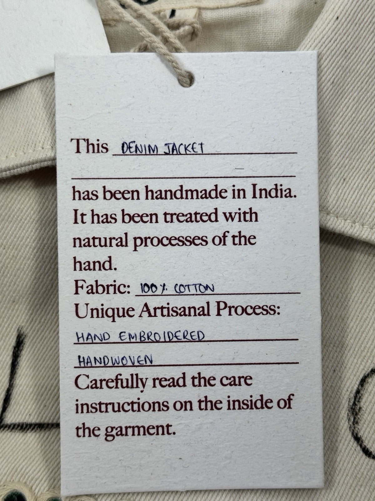 Kartik Research x Small Studios Embellished Printed Denim Jacket, photo 5