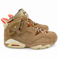 Travis Scott x Jordan 6 Retro British Khaki Sneakers（写真1）