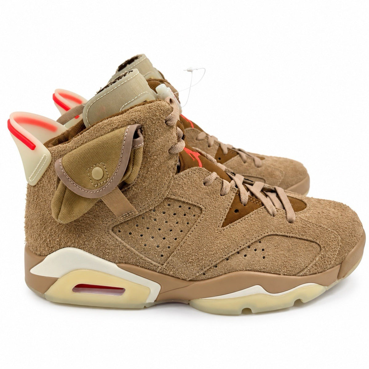 Travis Scott x Jordan 6 Retro British Khaki Sneakers, photo 1