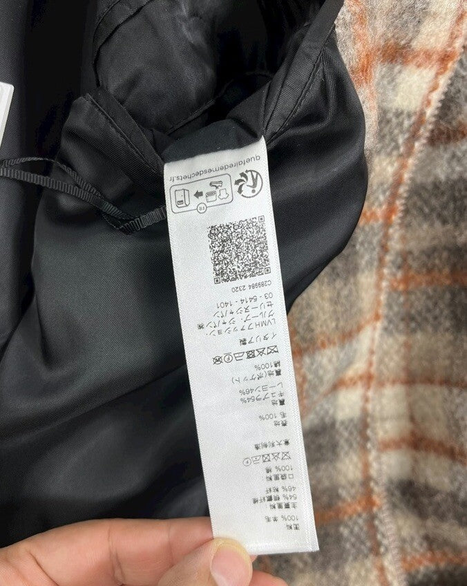 Celine x Hedi Slimate Logo Embroidered Checked Wool Jacket, photo 11