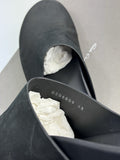 Rick Owens Black Leather Slip on Mules، الصورة 6