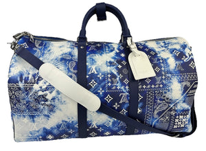 Louis Vuitton x Virgil Abloh Monogram Bandana Keepall، الصورة 2