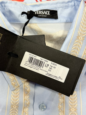 Versace Seascape Print Silk Shirt، الصورة 4