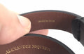 Alexander Mcqueen Leather And Gold Tone Bracelet، الصورة 3
