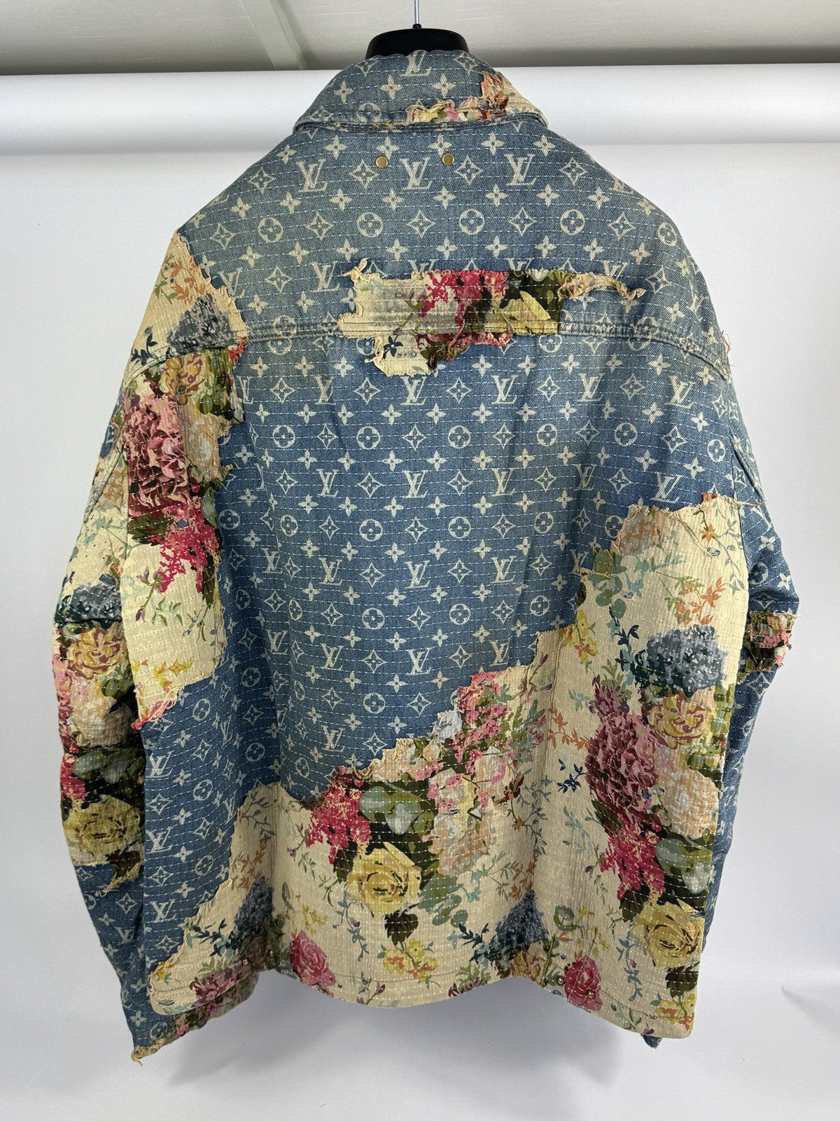 Louis Vuitton x Virgil Abloh Floral Monogram Padded Denim Jacket, photo 3