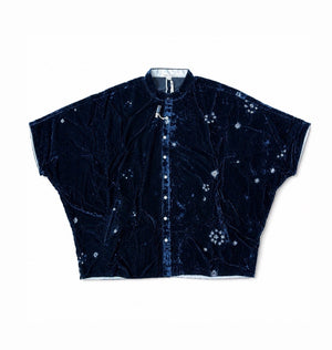Eleven11 Velvet Badhani Shirt، الصورة 1