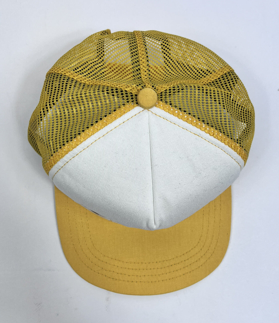 Rhude Trophy Series Embroidered Logo Yellow Trucker Cap, photo 5