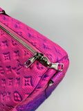 Louis Vuitton Illusion Keepall Bandouliere 50 M59713 Blue / Pink Leather Bag، الصورة 5