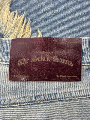 The Sekrit Saint Chopped Distressed Denim Shorts（写真5）