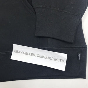 Supreme x Comme Des Garcons CDG Box Logo Print Black Hoodie, photo 6