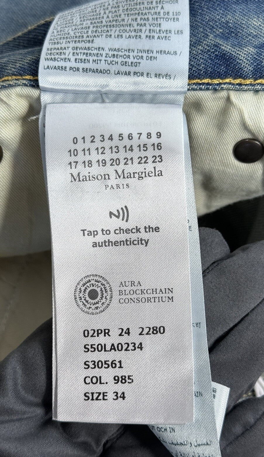 Maison Margiela Panelled Straight Leg Baggy Jeans, photo 9