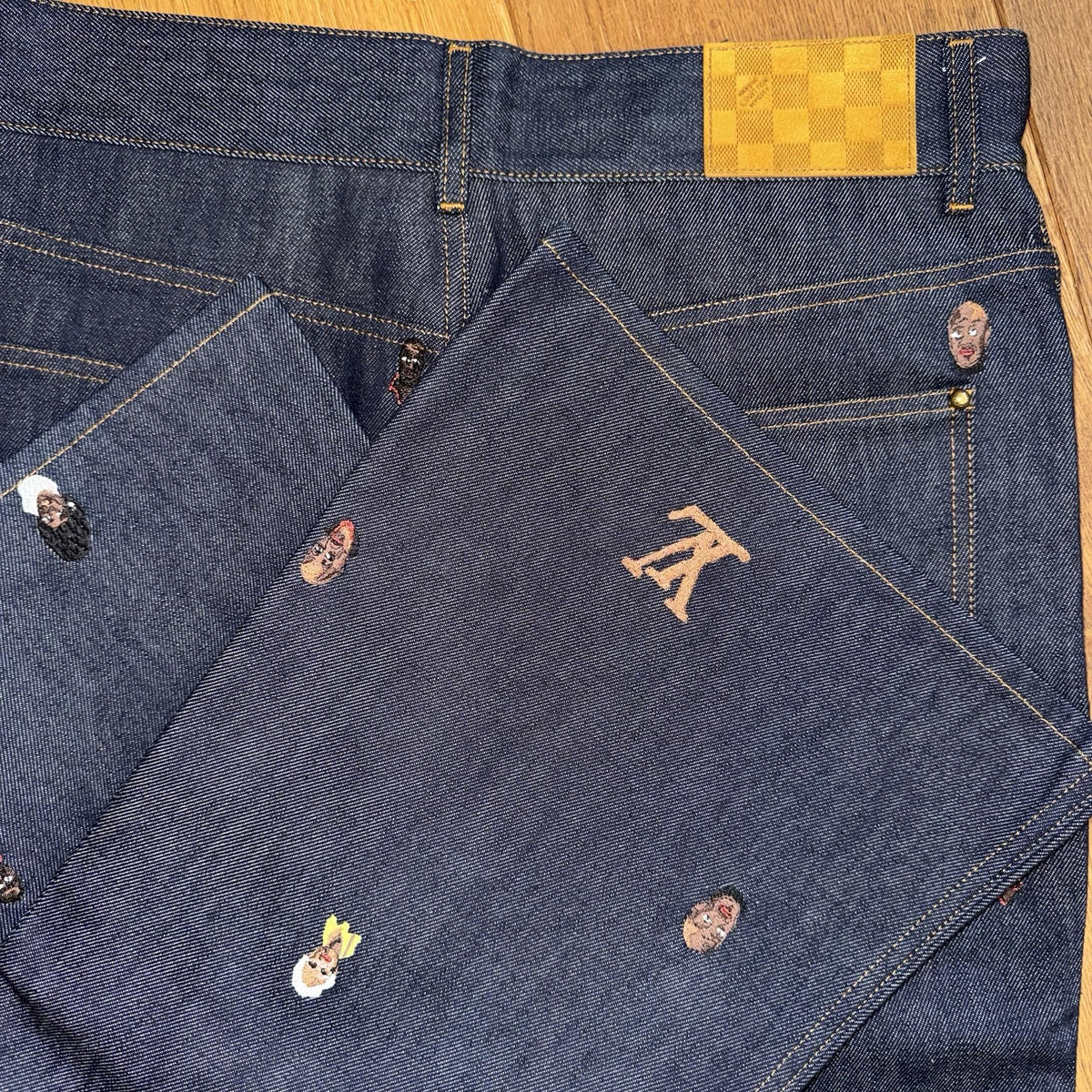 Louis Vuitton x Pharrell Henry Tyler Embroidered Jeans, photo 4